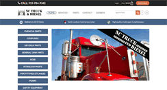 Desktop Screenshot of nctruckanddiesel.com